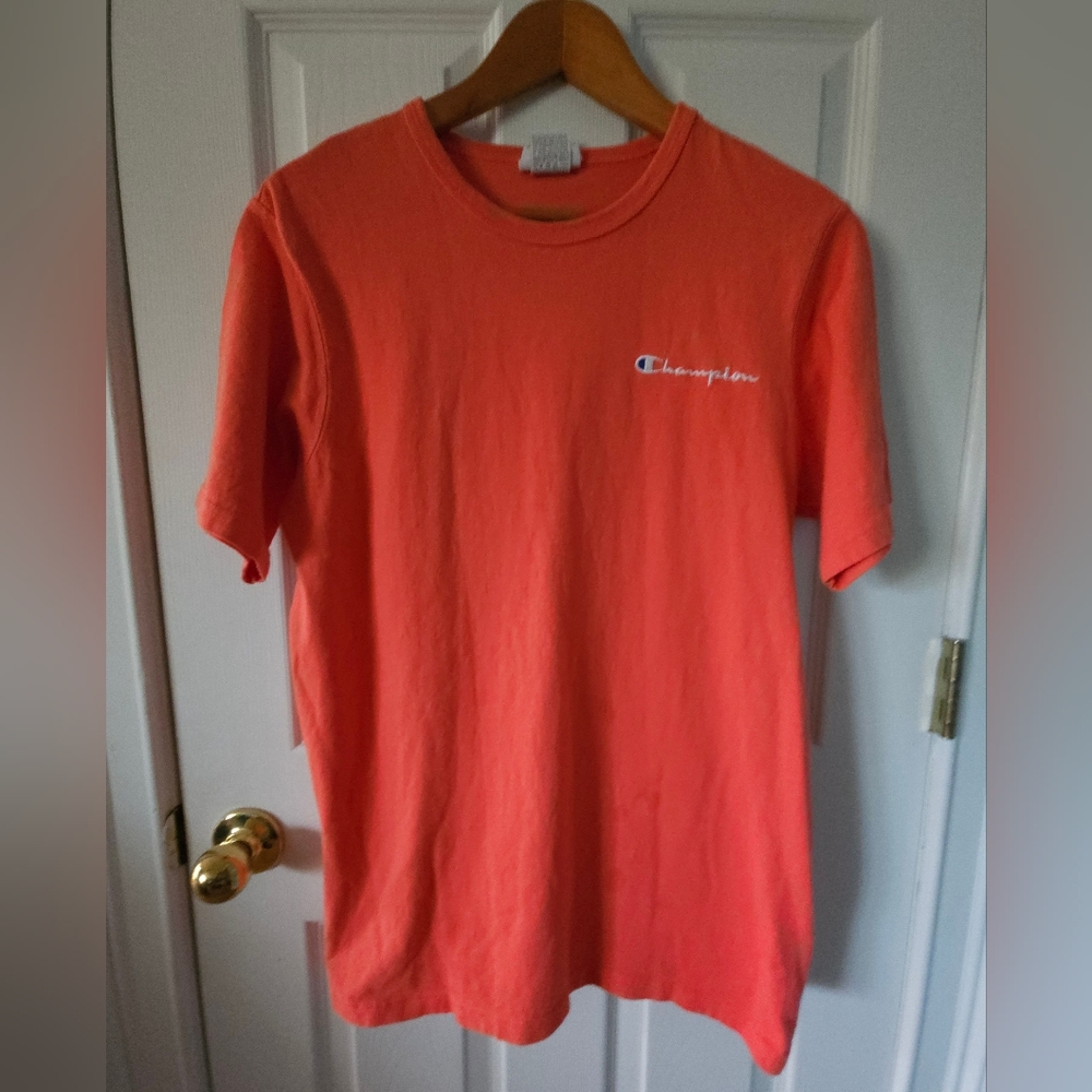 📌3for$10 Champion Women's T-Shirt Peach Size L